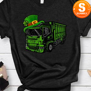 Green Garbage Truck Boy St Patricks Day Classic Unisex Shirt