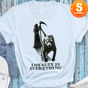 Grim Reaper and evil dog T-Shirt