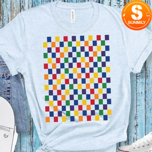 Square Multiple Colors T-Shirt