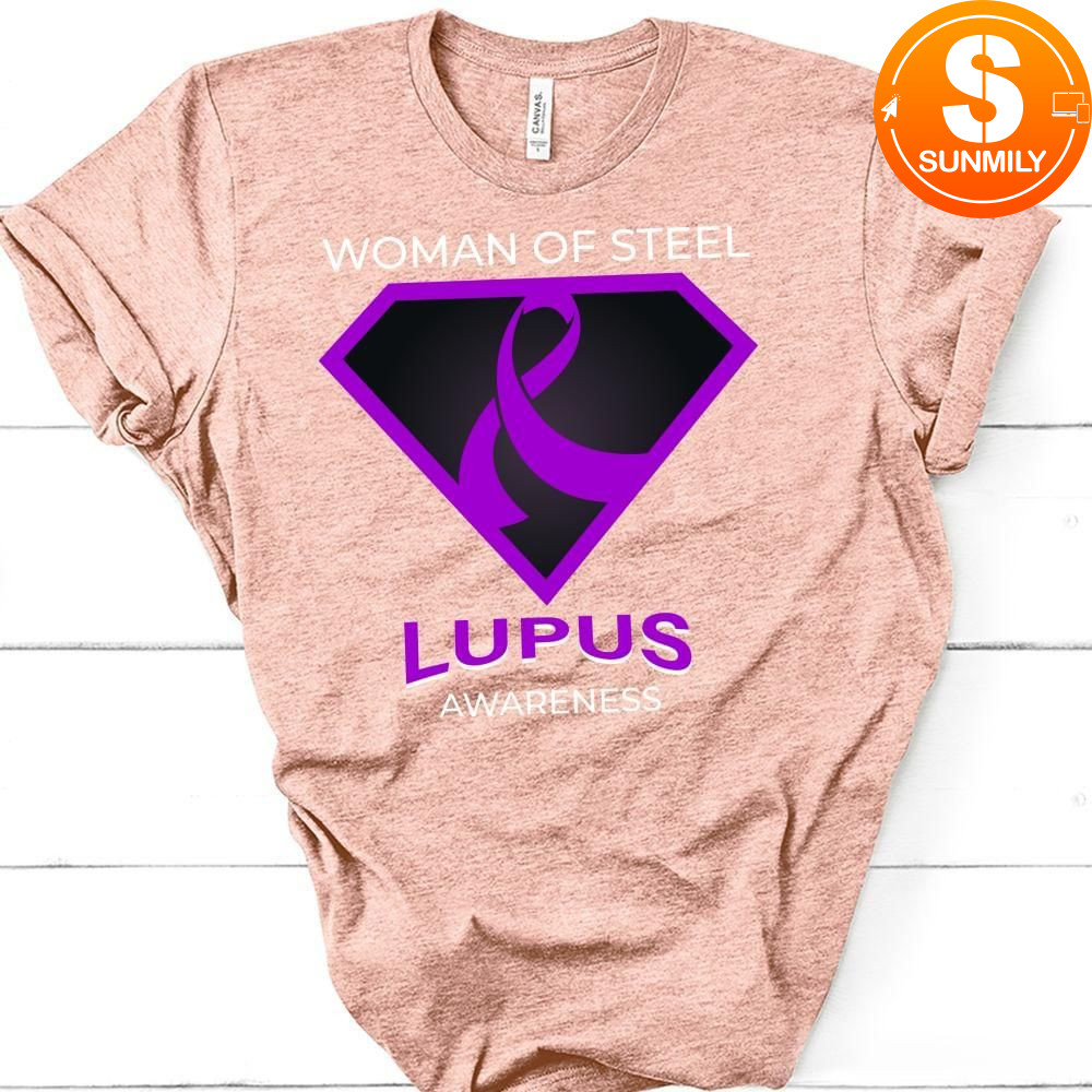 Woman of Steel Lupus Awareness T-Shirt