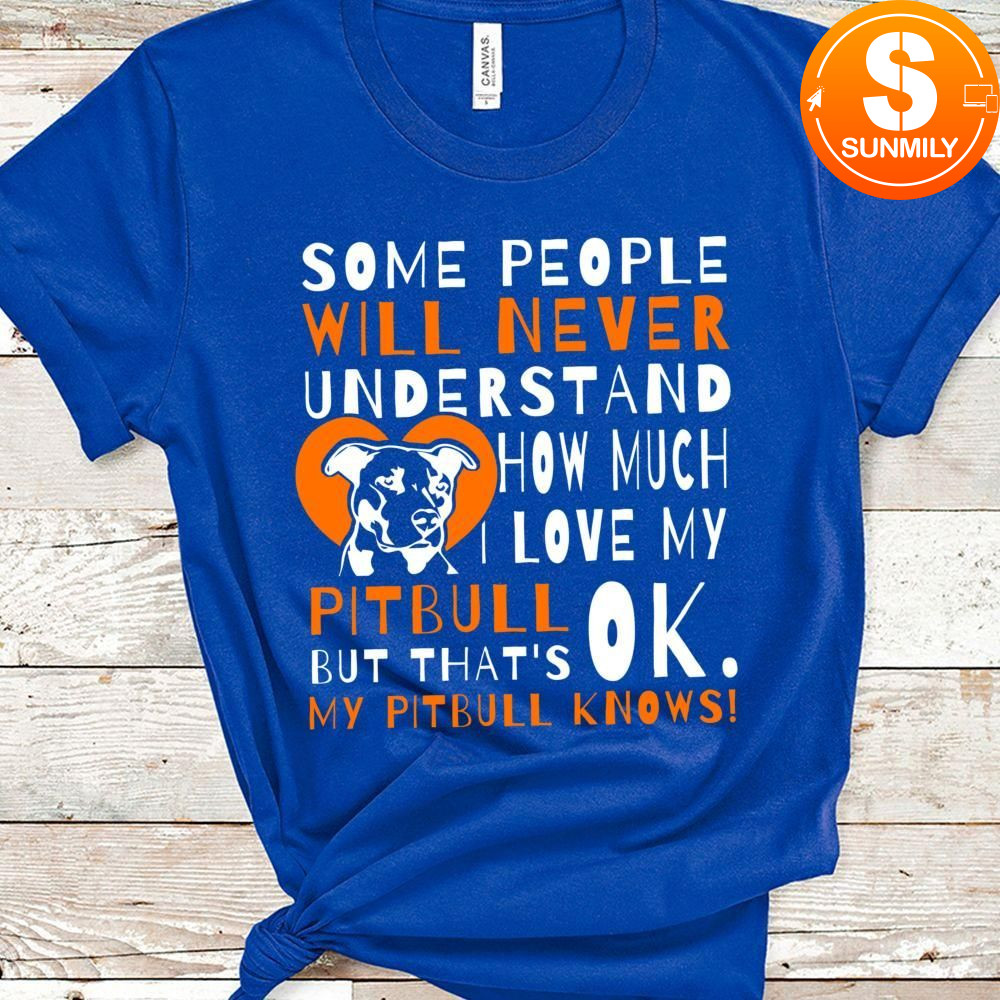 PitBull Classic Unisex Shirt - I Love My Pitbull Classic Unisex Shirt