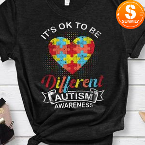 It's OK to be different Autism Awareness Classic Unisex Shirt