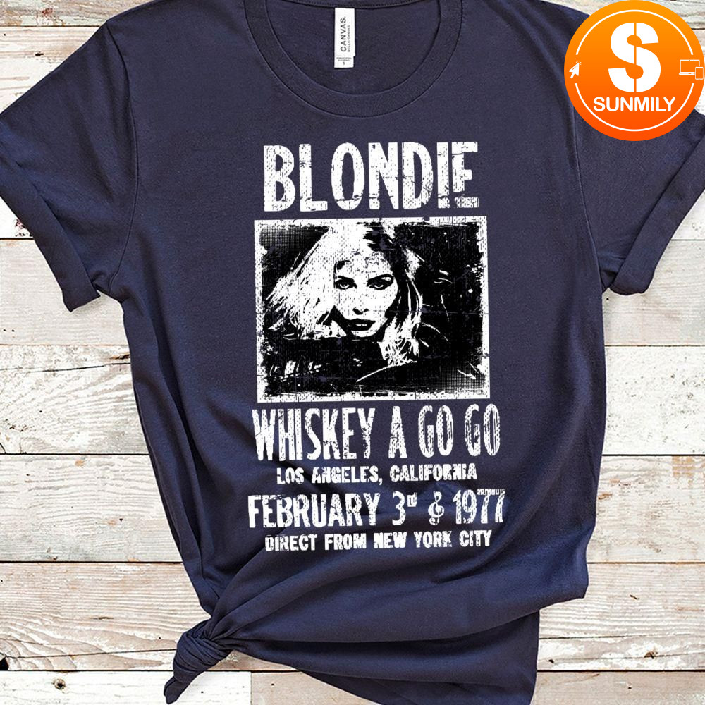 Blondie Deborah Harry Retro 80s Rock Music T Classic Unisex Shirt
