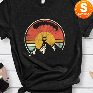 Parachuting Vintage Skydivers Parachute Skydiving Classic Unisex T-Shirt