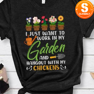 Chicken lover funny gardening Classic Unisex shirt for Gardener