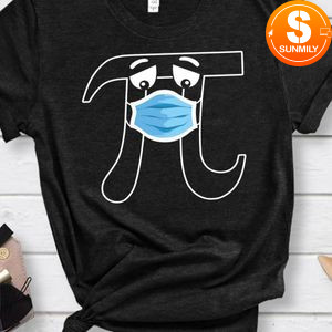 Pi wearing mask Pi day 2021 or teachers and kids Shirt