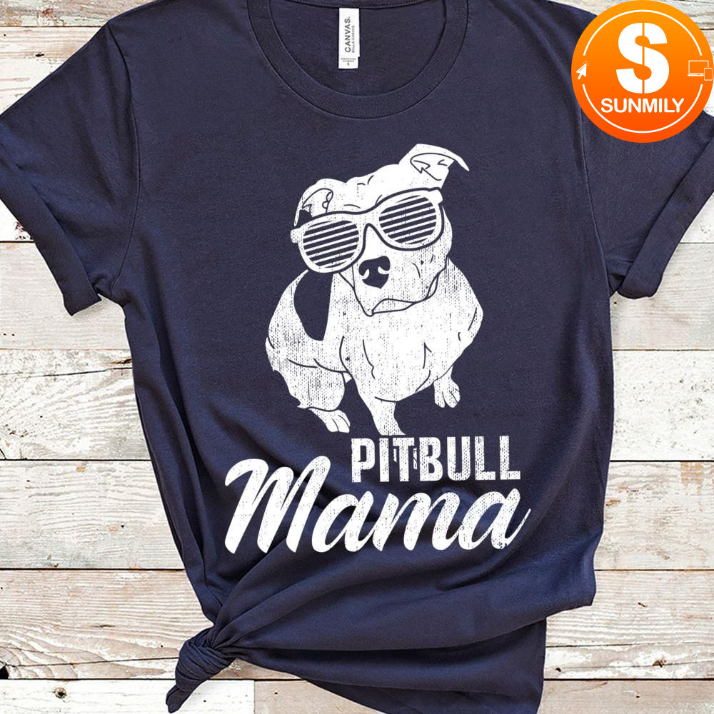 Proud Pitbull Mom Classic Unisex T-Shirt - Pittie Mom, Womens pitbull Classic Unisex T-shirt