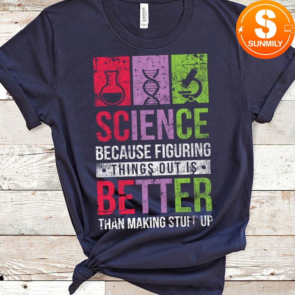 Figuring Things Out Funny Science Themed Classic Unisex Shirt