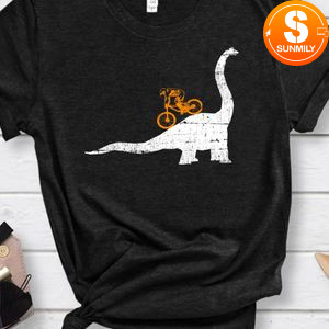 MTB Dinosaur Dino Bike Mountain Bicycle Sport Classic Unisex Shirt