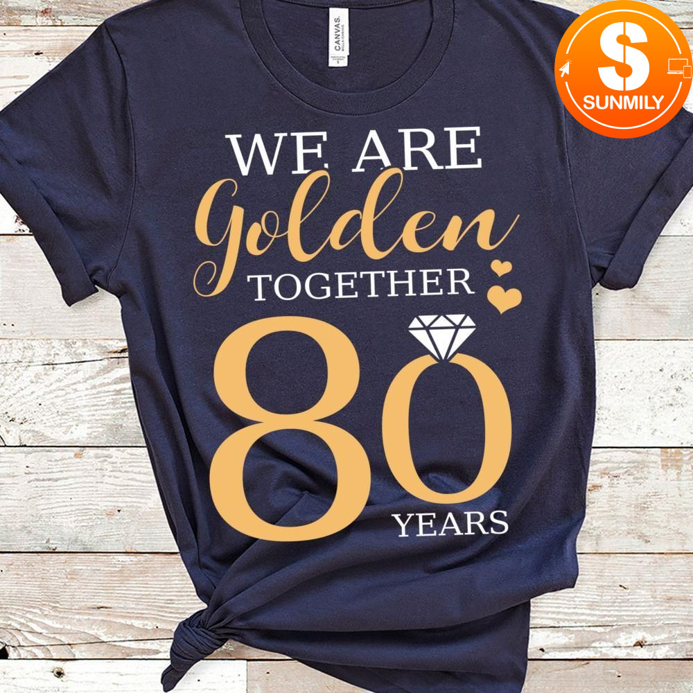 Romantic Classic Unisex Shirt For Couples - 80th Wedding Anniversary Classic Unisex T-Shirt