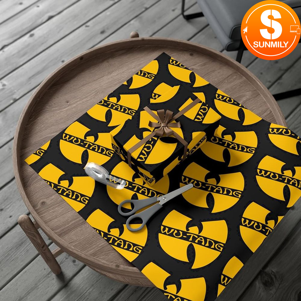 Personalised Wu Tang Clan Gift Wrap Customizable