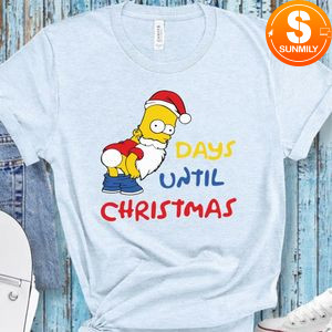 Homer Simpson Days Until Christmas Shirt